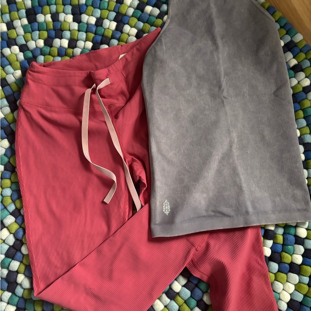 FP Movement ribbed tank and leggings